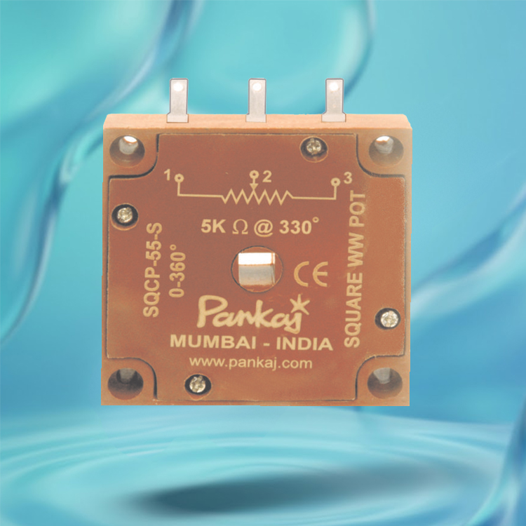Square Conductive Plastic Potentiometer Model: SQCP-55